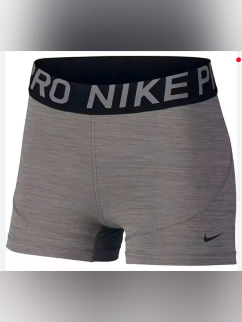 Bundle Of 2 Nike Pro Women's 3" Dri-FIT Training Volleyball  Shorts Grey AO9977